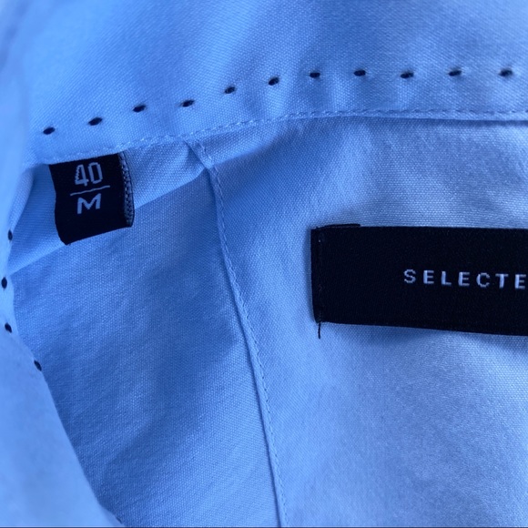 Men’s Selected / Homme Button-Down Dress Shirt - Picture 4 of 5